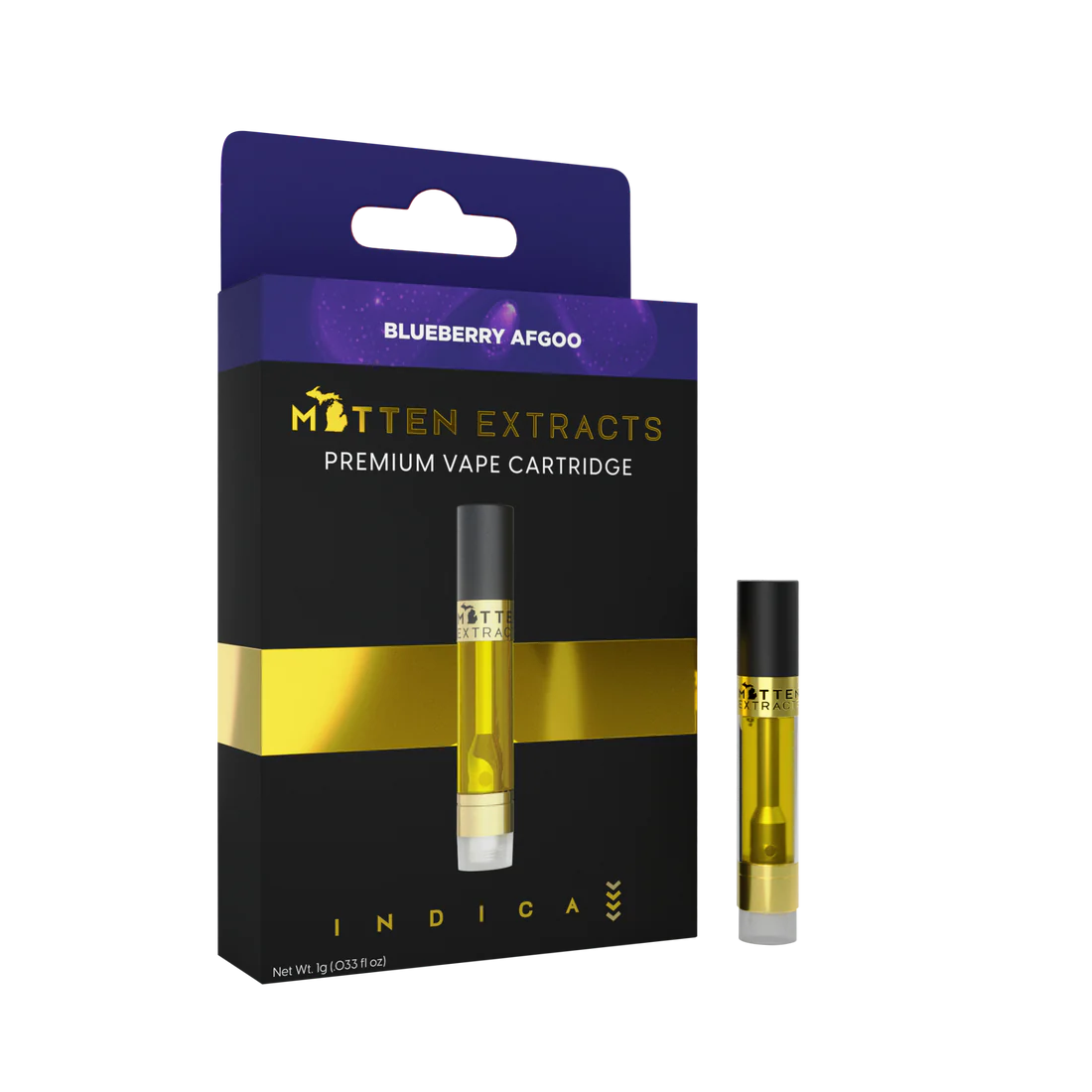 Blueberry Afgoo 1g Vape Cartridge