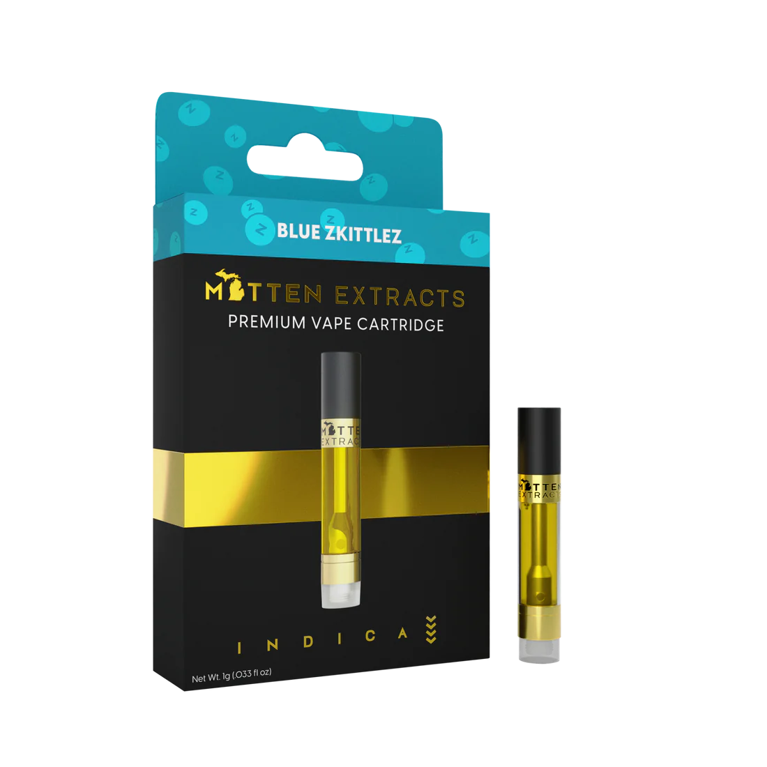 Blue Zkittlez 1g Vape Cartridge