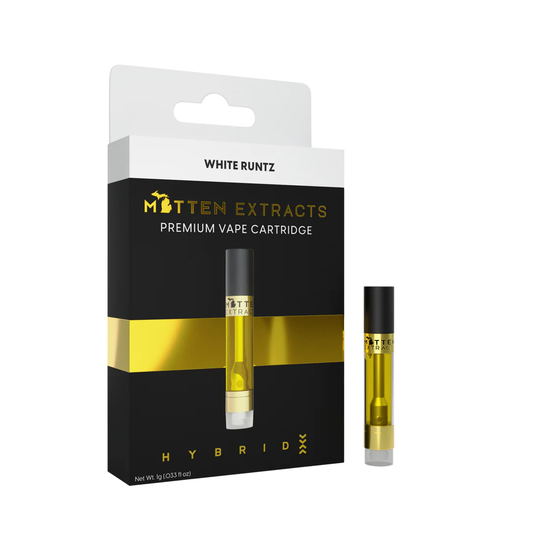 White Runtz 1g Vape Cartridge