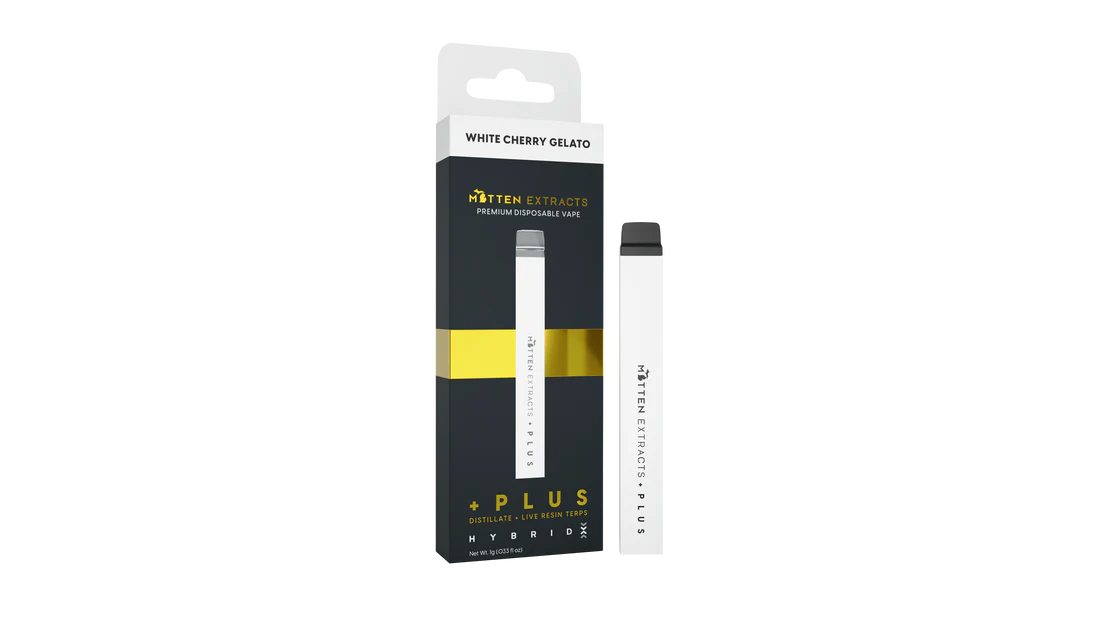 White Cherry Gelato +Plus Disposable Vape